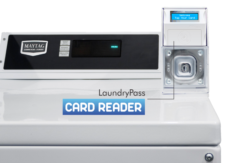 credit card operated laundry machine